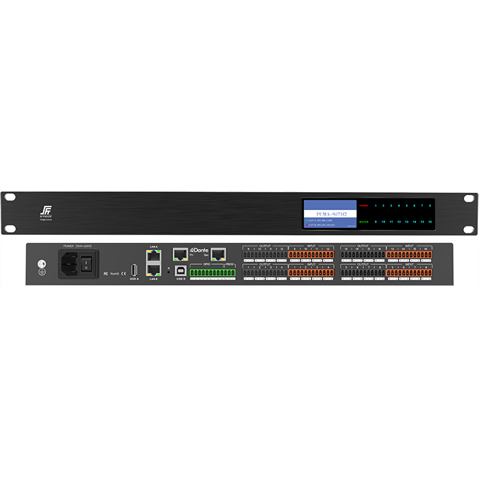 Dante 64 in 64 Out Open Architecture DSP Network Processor Audio Network